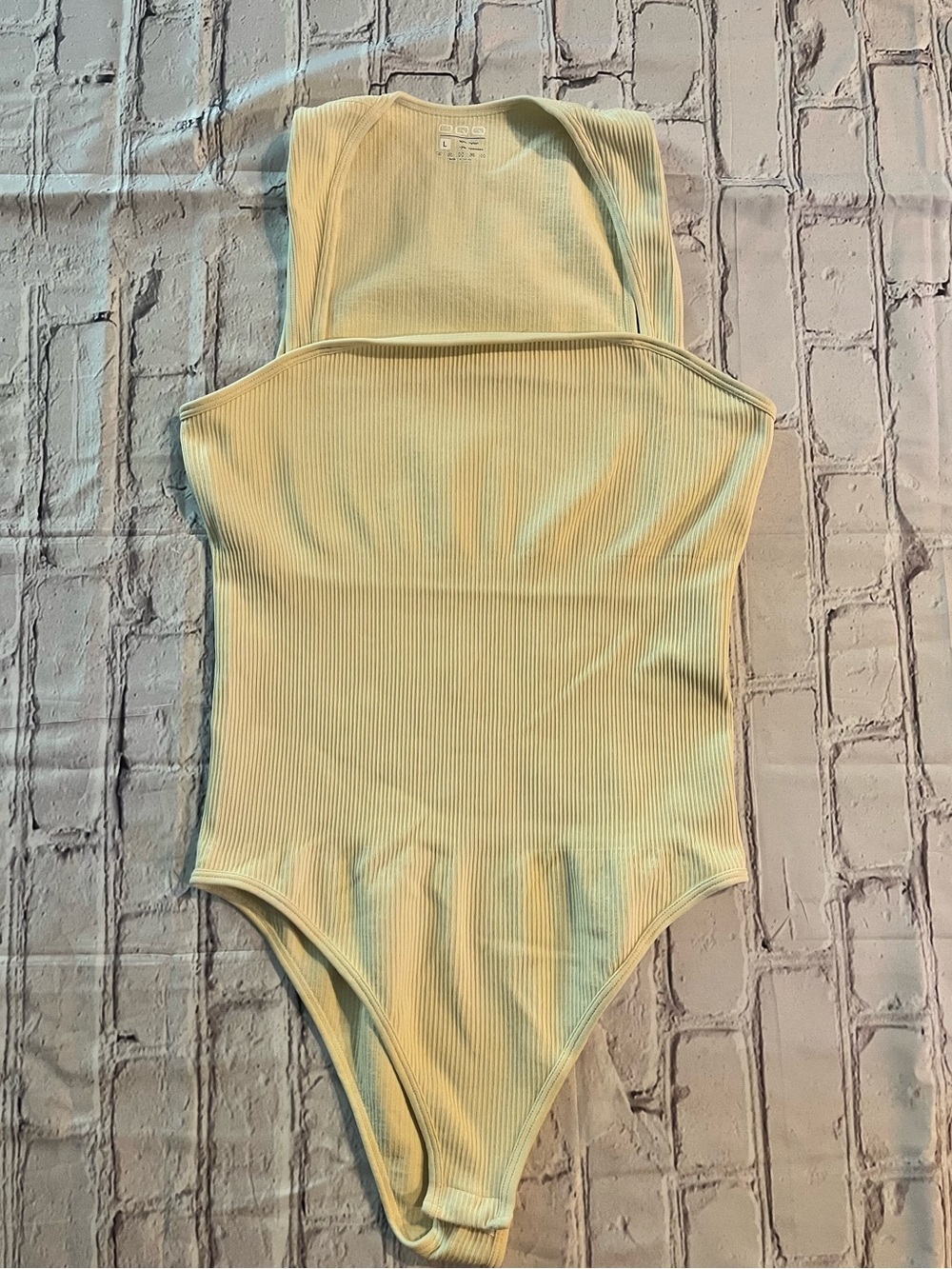 OQQ Beige Bodysuit